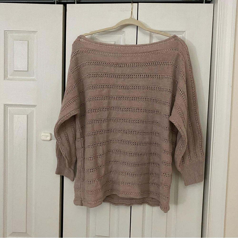 Off the shoulder sweater